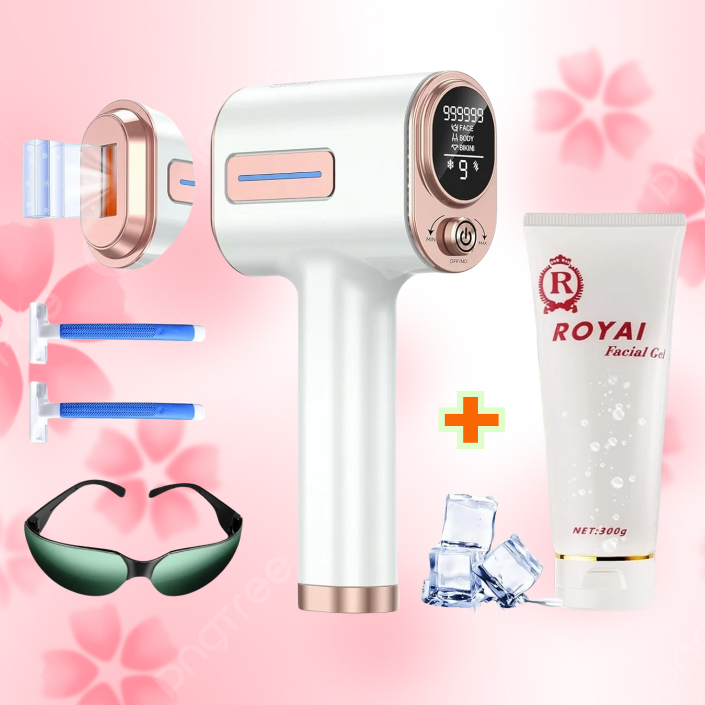 DEPILADORA LÁSER IPL VIVAEASE +  GEL CONDUCTOR GRATIS