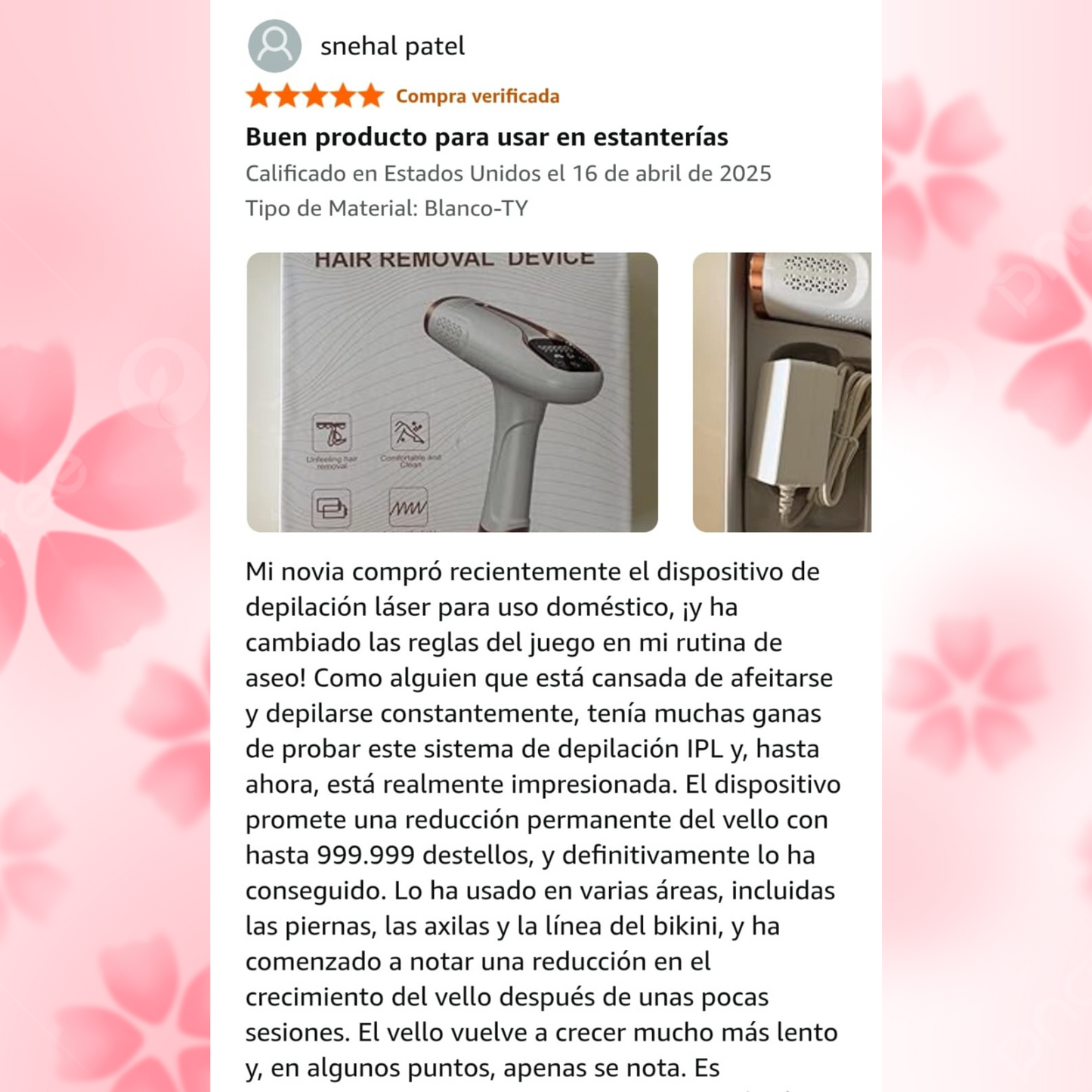 DEPILADORA LÁSER TYHGD
