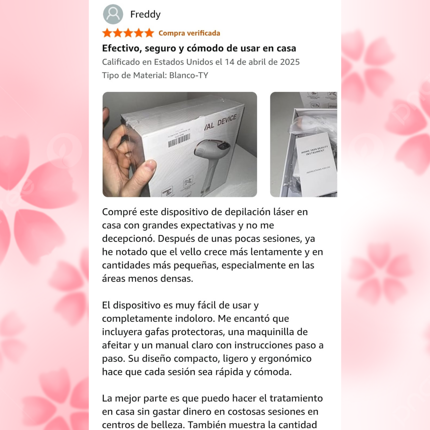 DEPILADORA LÁSER TYHGD